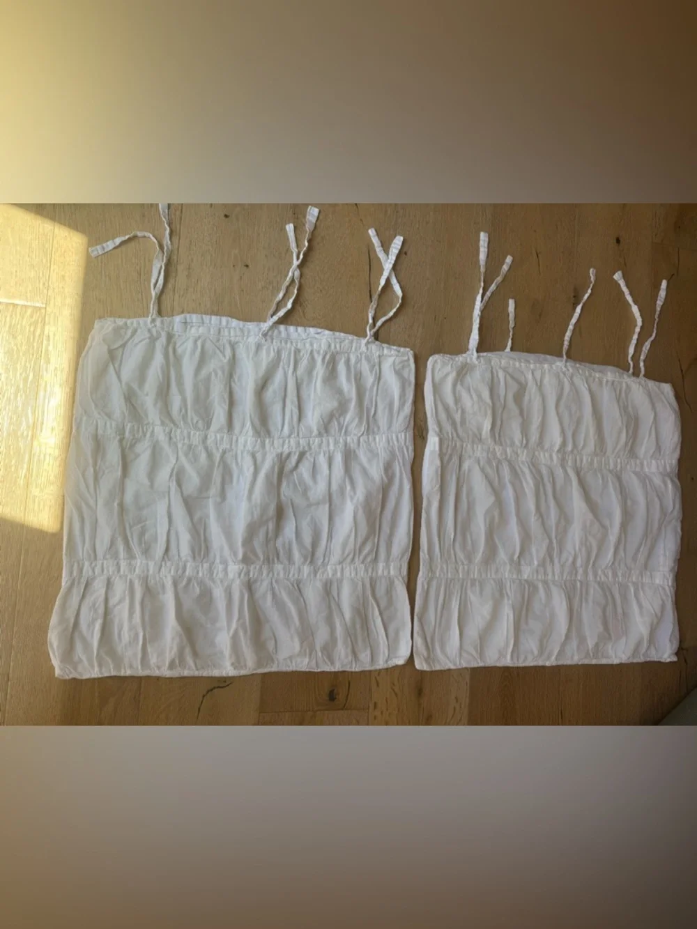 POTTERY BARN EURO White Pillow cases set Ruched Violet great cond Price Firm’